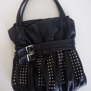 Authentic Pre-Owned Baldinini Large Black Leather Bag